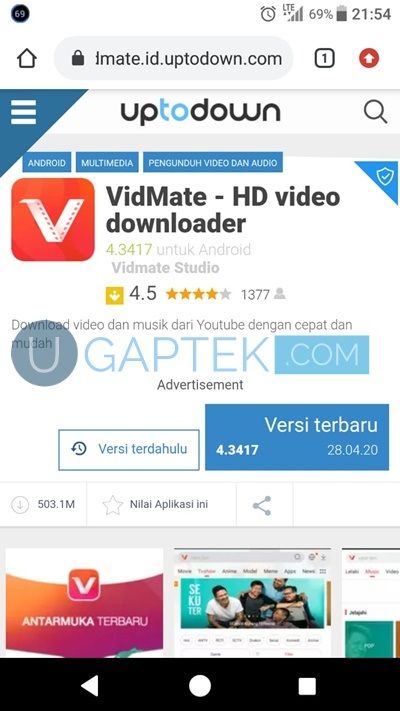 cara download video youtube menggunakan aplikasi IDM