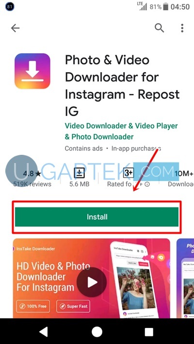 Cara menyimpan video dari instagram
