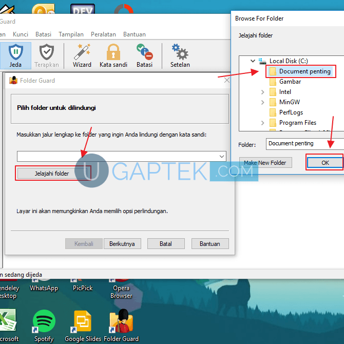  Cara Mengunci Folder di Windows dengan Folder Guard