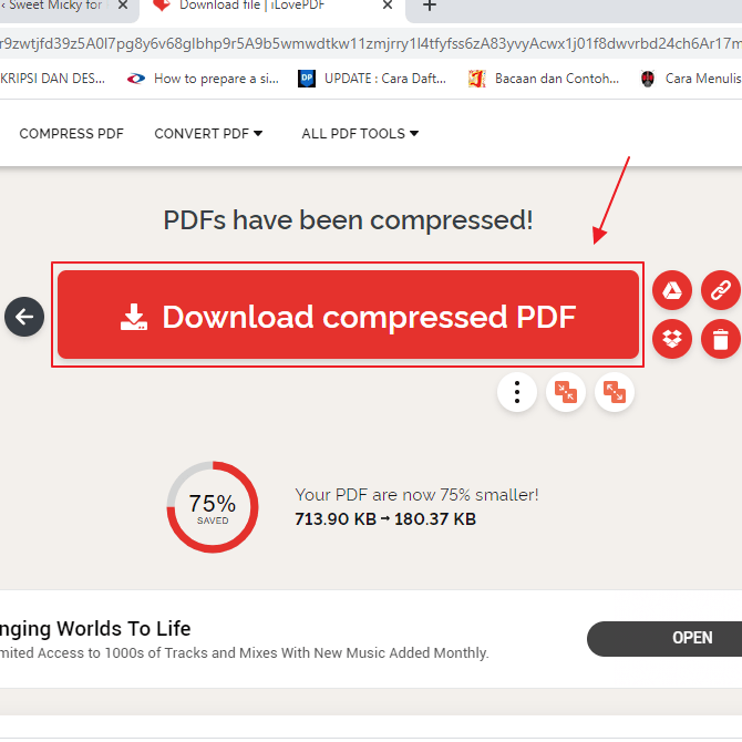 cara kompres file pdf lewat laptop
