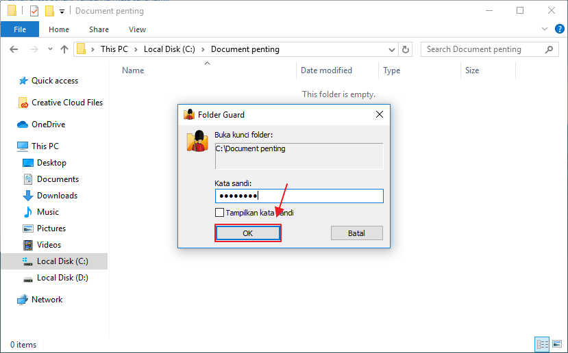  Cara Mengunci Folder di Windows dengan Folder Guard